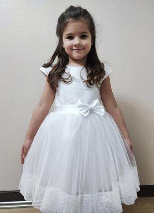 Снежинка, пышное платье, нарядное платье