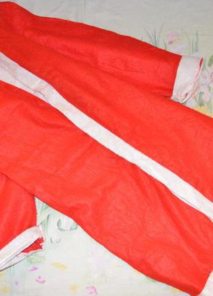 Карнавальный каптан деда мороза санты