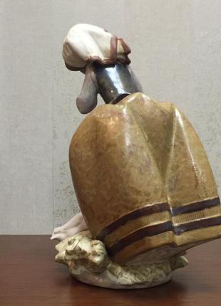 Фарфоровая статуэтка lladro «надо отдохнуть». 4