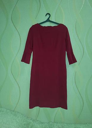 Стильне рожеве плаття міді жіноча класичне святковий