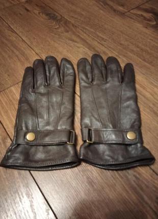 Перчатки кожа