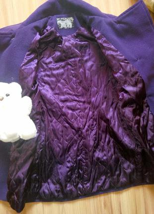 Красивое кашемировое пальто весна-осень для девушки, на рост 146-158 см.4 фото