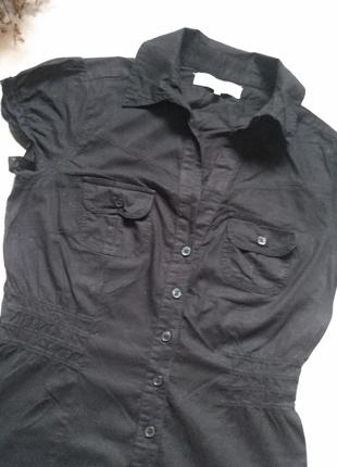 Стильна блузка приталеная бавовняна4 фото