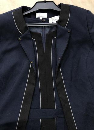 Костюм сарафан и пиджак двойка офисный сарафан