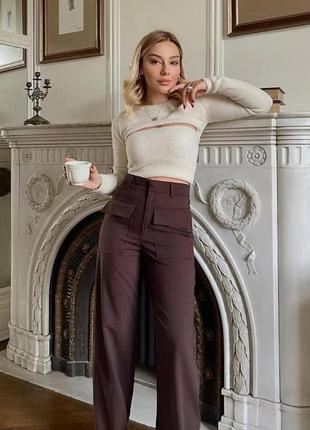 Штани з кишенями zara 2