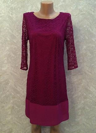 Сукня гіпюрову кольору фуксії f&f