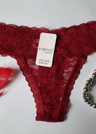 Трусики в разных цветах стринги женские с высокой посадкой кружевные премиум качество маломерки