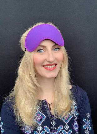 Маска для сну класік фіолетова