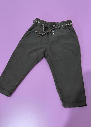 Вельветовые штаны zara kids