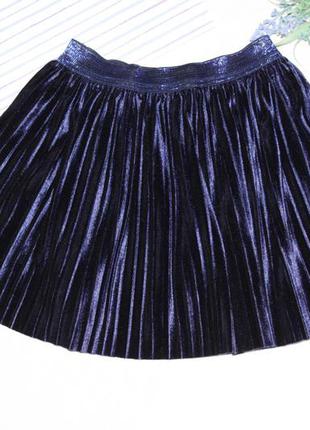 Спідниця плісе оксамит для маленької принцеси 👸 george .