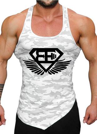 Стильна майка body engineers попіл