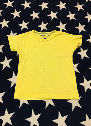 Футболка детская желтая