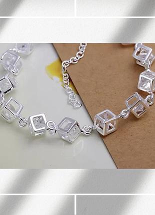 Браслет серебряный серебро