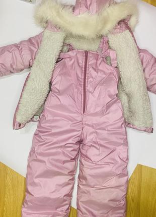 Зимний комбинезон и куртка на овчине!