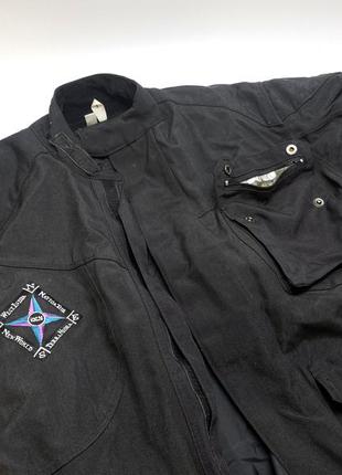 Куртка мотокуртка ixs, черная, легкая, с защитой спины6 фото