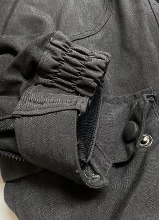 Куртка мотокуртка ixs, черная, легкая, с защитой спины7 фото