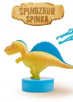 Іграшкова фігурка-штамп спинозавр 2 в 1 playtive. висота 8 см.1 фото