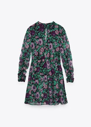 Платье с принтом zara 2