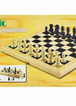 Набір 3 в 1 "шахи, шашки, нарди", 40 х 40 см