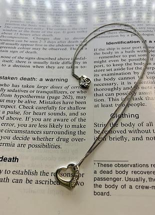 Серебряная цепочка с кулоном 925