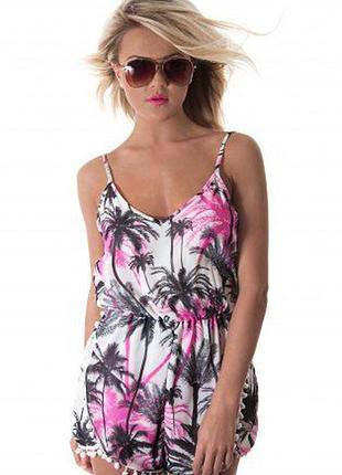 Красивенный комбинезон ромпер пляжный boohoo