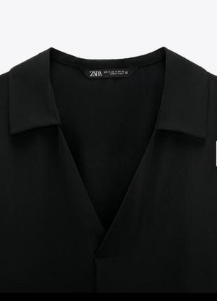 Стильна класична блуза zara, розмір м oversize4 фото