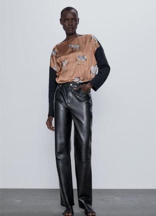 Стильна кофта блуза zara oversize, розмір s2 фото