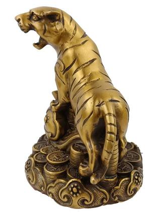 Статуетка тигр 13х11х10 см бронзова (c3803)2 фото