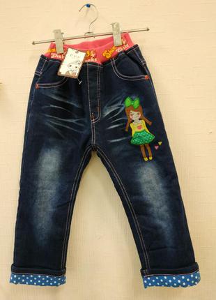 Джинси зимові на флісі, 100