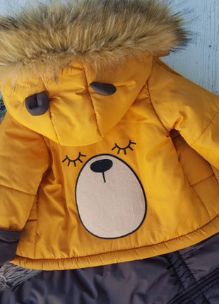 Зимовий комбінезон, костюм (напівкомбез + курточка)1 фото