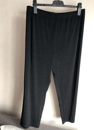Чорні жіночі брюки великий розмір 54-567 фото