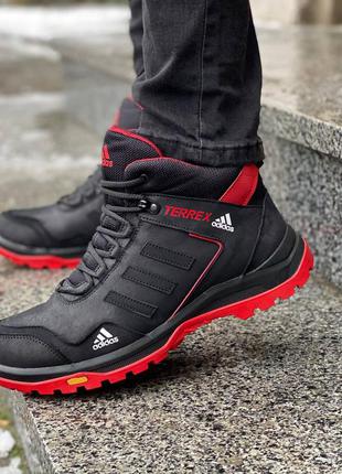 Кроссовки мужские кожаные с мехом адидас adidas