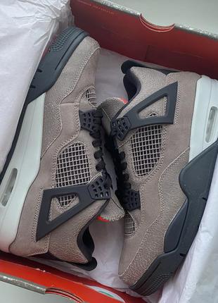 Кросівки nike air jordan 4 taupe серпанок