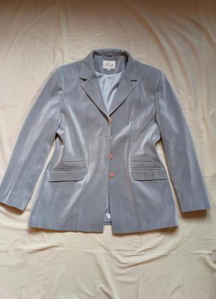 🔥акция 1+1=3 🔥 однобортный пиджак,блейзер,в сине-белую полоску, морской стиль2 фото