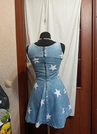 Платье ,сарафан джинс,коттон,s - m,  ц. 200 гр2 фото
