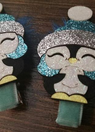 Заколочки пингвинчики