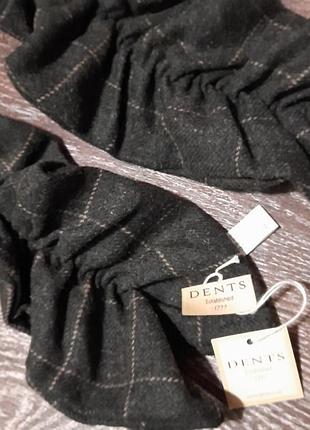 Dents establidhed 1777 новый брендовый шерсть + вискоза шарф