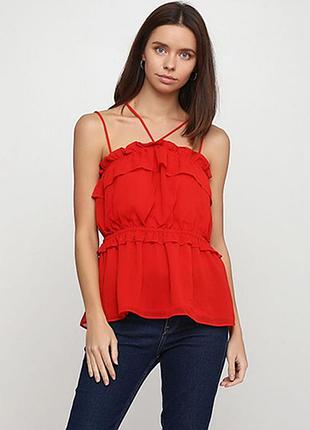 Топ с оборками от бренда h&m 04167780012