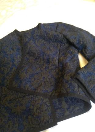 Жаккардовый нарядный  жакет пиджак8 фото