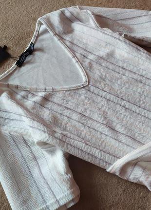 Базовое плотное платье футболка в полоску с вшитым поясом7 фото