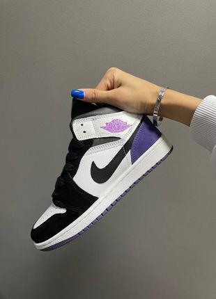 Nike air jordan 1 retro mid кроссовки женские