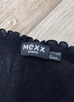 Чёрная майка сетка mexx2 фото