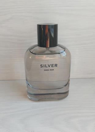 Zara man silver, 80ml, оригінал іспанія