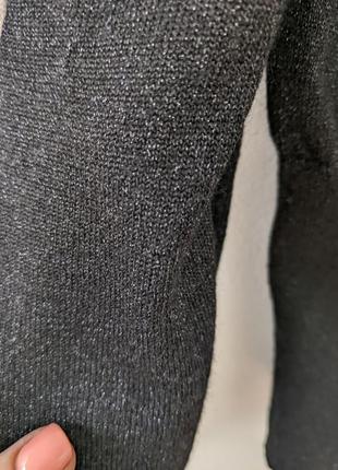Пуловер кофточка свитер черная черный4 фото