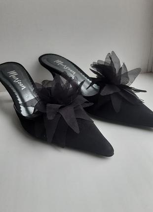 Брендовые нарядные туфли кожа шикарные босоножки корпоратив monsoon испания 37-36