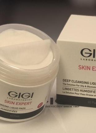 Салфетки с кислотами skin expert gigi1 фото