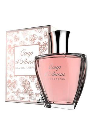 Парфюмированая вода coup d'amour, 100ml. real time