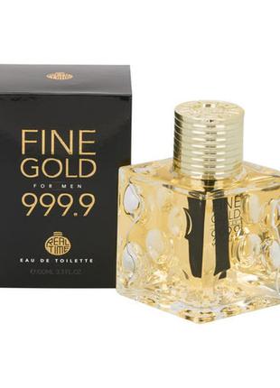 Чоловіча туалетна вода fine gold 999.9