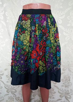 Спідниця пишна в квіти