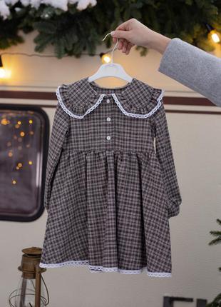 Тепленька сукня для дівчинки, 122 розмір